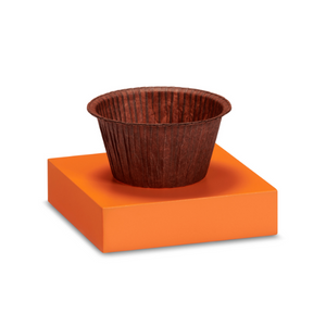muffin marrone autoportante