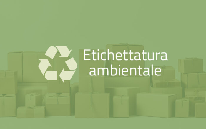 etichettatura ambientale degli imballaggi