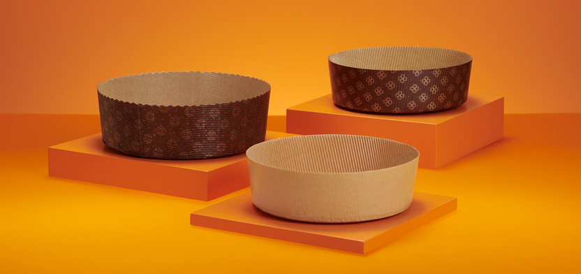 Panettone basso baking moulds 