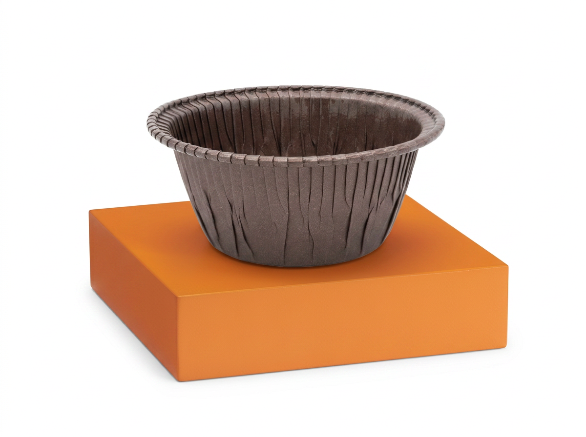 Caissette à muffins en PET – Marron
