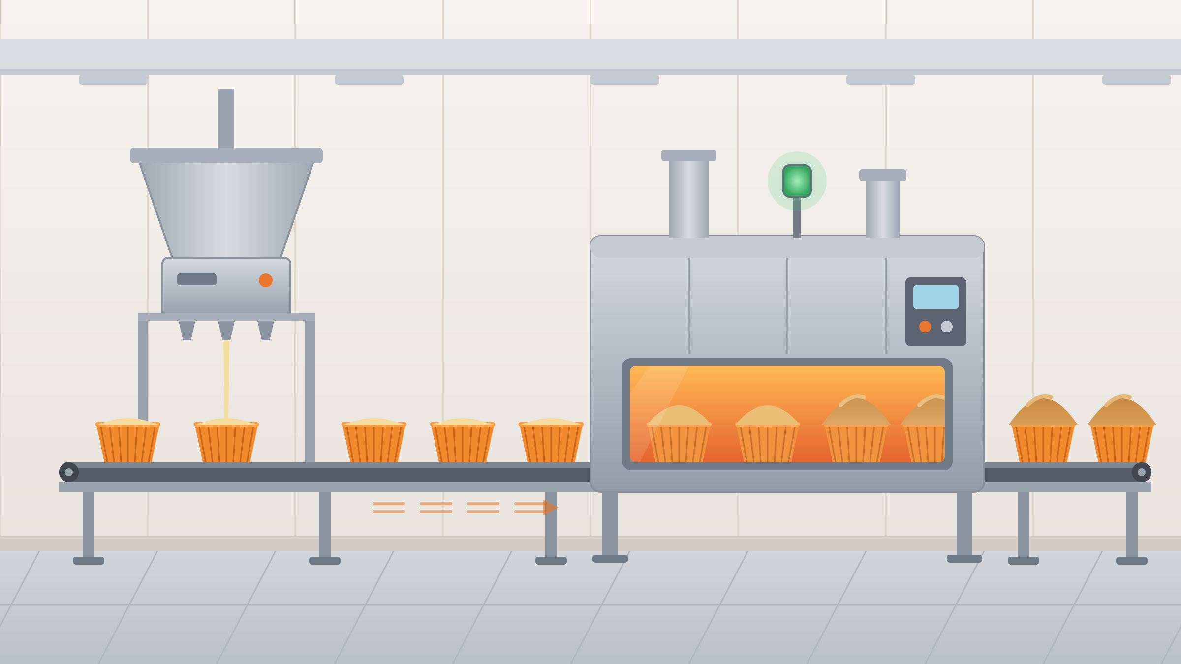 Industrial bakery sanitation: 4 hidden causes of downtime 4 running-line-paper-moulds